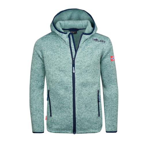 Trollkids Girls Jondalen Jacket XT 152, Glacier Green