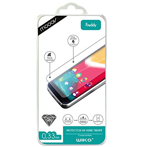 glass protector 610397 Film de Protection d'écran en Verre trempé pour Wiko Freddy