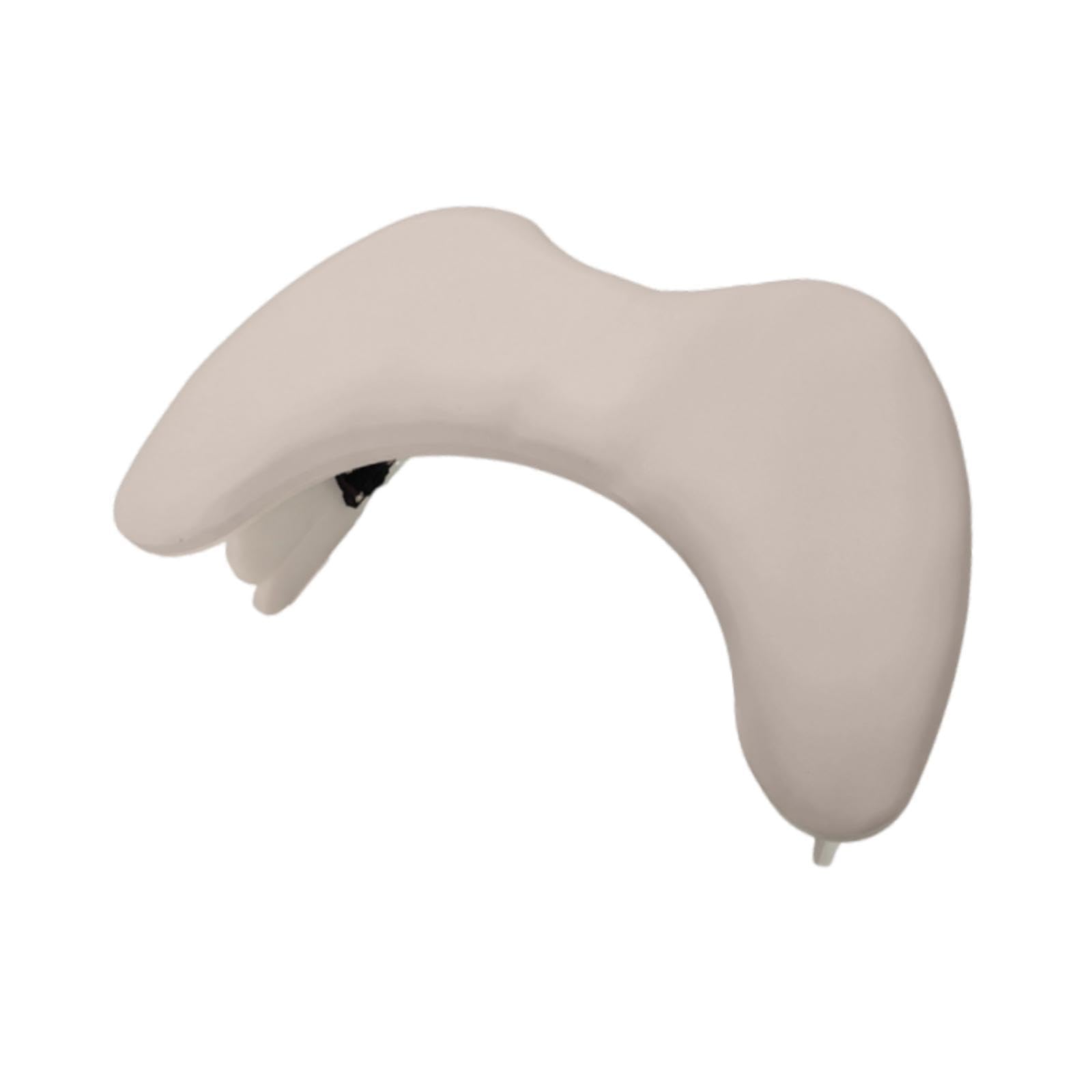 Cuscino per Manicure Poggiapolso per Unghie Poggiabraccio Ergonomico Cuscino U Regolabile in PU Impermeabile Duraturo E Pratico Adatto a Salone di Bel, Cachi Senza Staffa