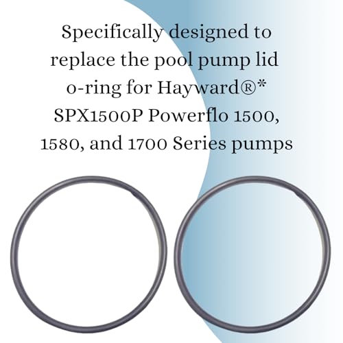 2 Pack Pool Pump Lid O-ring Replacement For Hayward SPX1500P Powerflo 1500, 1580, 1700 Series