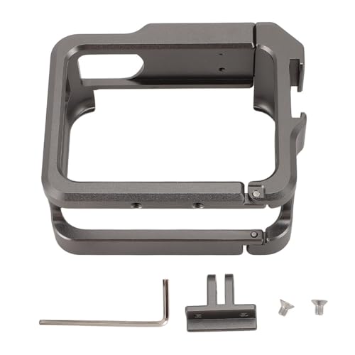 Aluminum Frame Protective Camera Cage for GO 3S Housing with Cold Shoe Mount for Video Light Microphone