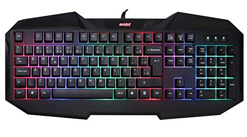 Kit Gamer Teclado+Mouse+Headset+MousePad Starter Evolut EG50
