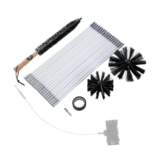 24PC Chimney Cleaning Brush Kit
