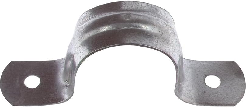 Halex, 3 in. Rigid 2-Hole Conduit Strap , 61230, 1 per pack,Silver