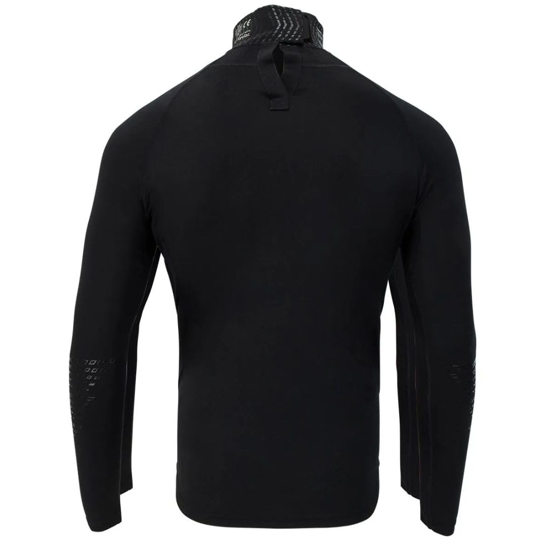 TronX Chemise de hockey de compression avec protège-cou – Protège-cou à manches longues pour hommes, adultes et jeunes garçons