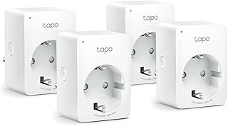 TP-Link Tapo Smart WLAN Steckdose,Alexa Steckdose 4er Pack, Smart Home WiFi Steckdose, Alexa Zubehör,funktioniert mit Alex...