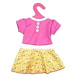 Calidad superior para el conjunto completo de la ropa de muñeca de 18 pulgadas, hecha a mano, diseñada especialmente para esa muñeca especial en su vida. Material de seguridad para bebés y propicio para la educación infantil temprana.