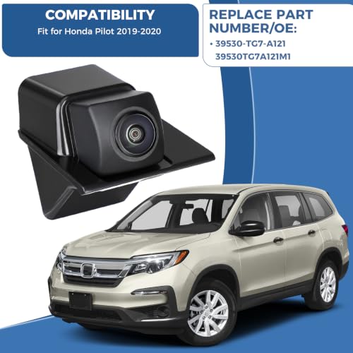 Image of Rear View Backup Reverse Camera Parking Fit for Honda Pilot 2019-2020 | Parking Back Up Assist Camera Replace#39530-TG7-A121,39530TG7A121M1