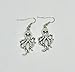 Handmade silver tone Octopus earrings on french hook wires - Gift for Her - Cthulhu Jewelry