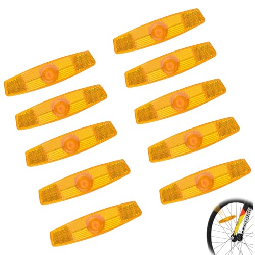 AHEJIOO 10 Stück Speichenreflektoren Fahrrad Kinder, Katzenaugen Fahrrad...