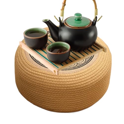 Geflochtener Sitzsack für den Außenbereich - Runder Gartensitzsack,...