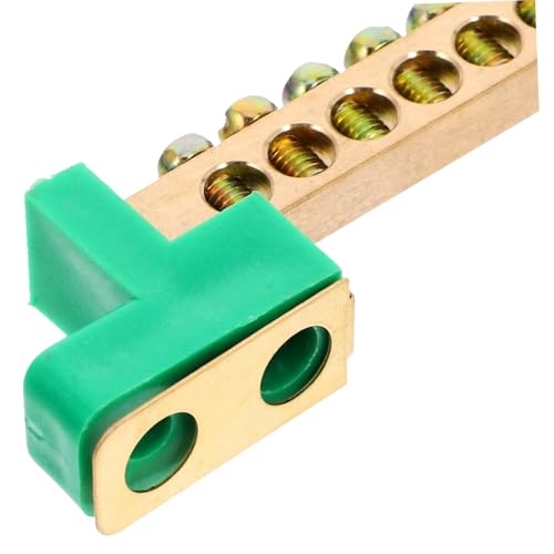 Bloque de terminales de cobre de 8 posiciones para cableado eléctrico, pack de 5 piezas 3