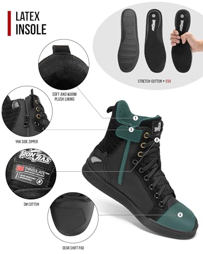 BORLENI Street Commuter Riding Boots