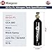 Kegco 22 Cu. Ft. Nitrogen Air Tank - High Pressure Aluminum Gas Cylinder