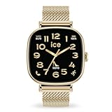 ICE WATCH   Ice Smart 2.0 Gold Milanese   Montre connectée carrée dorée pour Femme avec Bracelet en Acier Inoxydable   025234 (1.70 Pouces)