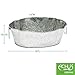Achla Designs Oval Embossed Galvanized Tub