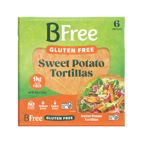 BFree Variety Pack, 1 High Protein Carb Savvy Wraps, 7.41 OZ, 2 Sweet Potato Wraps, 8.89 OZ, 1 CT