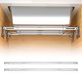 Juego de soportes para fregadero de cocina resistentes y piezas de instalación de fregadero de cocina, diseño horizontal que ahorra