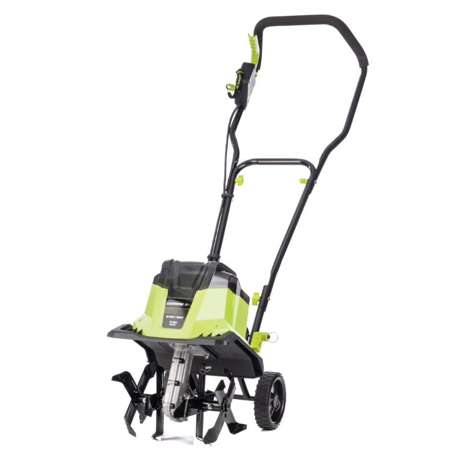 Image of Earthwise TC722011 11 inch 2x20V Cordless Electric Garden Tiller Cultivator