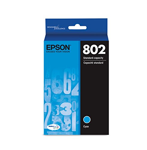 Epson T802220 DURABrite Ultra Cyan Standard Capacity Cartridge Ink