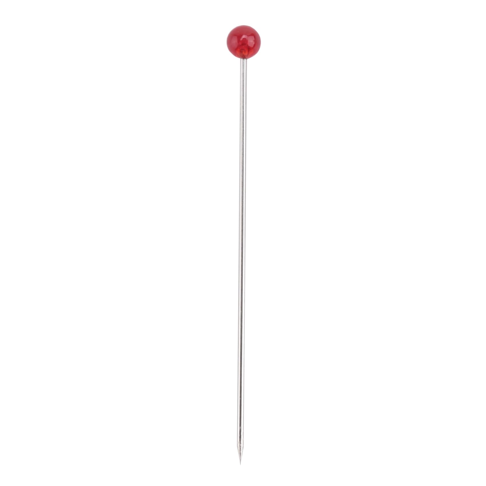 Bewinner 800/1000 pezzi di spilli colorati, puntine con testa a sfera in vetro, spilli da cucito per decorazioni artigianali con sfere di fiori di nozze fai-da-te(1