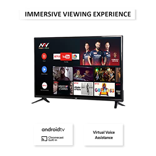 Image of NVY 102 cm (40 inch) HD Ready Smart LED TV | NVA40SR1 (Black) (2022 Model) Android TV