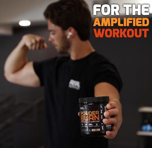 Image of RIVAL NUTRITION Powder Burn Pre-Workout Energy Powder for Men and Women I 3g L-Citrulline, 1.6g Beta-Alanine, 625mg Electrolytes, 200mg Natural Caffeine Per Serving I 30 Servings (Knockout Punch)