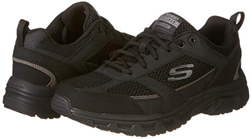 Skechers Oak Canyon-Verketta 51898-BBK, Mens Sneakers,Sports Shoes, Black, 42,5 Eu - 7
