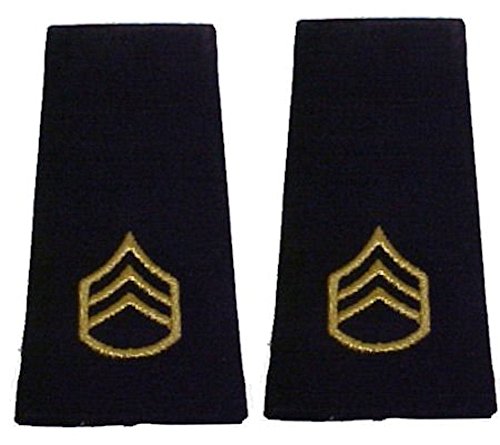 Army Uniform Epaulets - Shoulder Boards E-6 STAFF SERGEANT