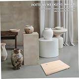 MUELODSIC Ceramiczna Płyta Do Suszenia Narzędzia Ceramiki Nietoperze Garncarskie Kij Do Rzucania Gliną Air Suche Akcesoria Gliniana Baza Susząca Tablica Ceramiczna Z Drewna Khaki