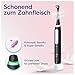 Oral-B iO Series 4 Elektrische Zahnbürste — Electric Toothbrush, Inkl. 1 Aufsteckbürste, Magnet-Technologie, Reiseetui — 4 Putzmodi für Zahnpflege, Zahnbürste Elektrisch, Designed by Braun, Schwarz