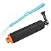 Flotteur de plongée,Monopode de Selfie de plongée à poignée Flottante Poignée Antidérapante Natation Accessoires étanche pour GOPRO 9 pour la plongée en apnée(Orange)