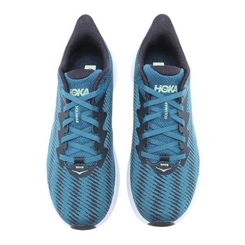 HOKA HOKA ONE ONE Mens Solimar Textile Synthetic Blue Coral Butterfly Trainers 9.5 US