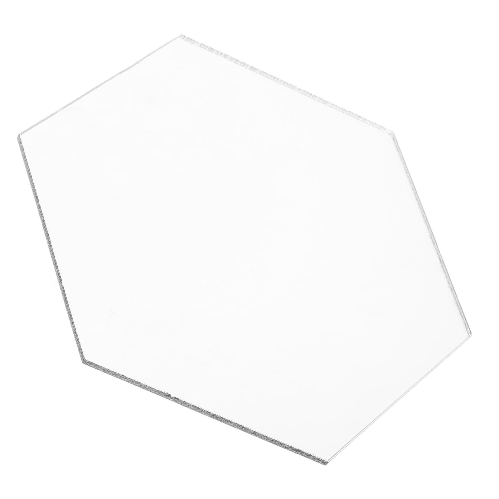 Veemoon Hexagon Frameless Wall Mirror Decorative Adhesive Acrylic Small Vanity Mirror for Bedroom Bathroom Living Room Home D