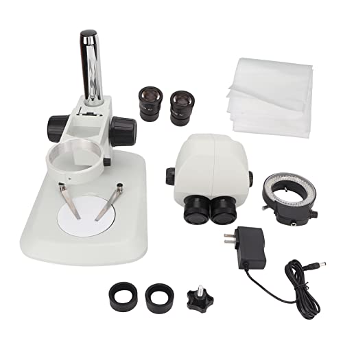 100-240 V Microscópio binocular composto estágio mecânico foco preciso,Ampliação de 0,7 a 5 vezes da