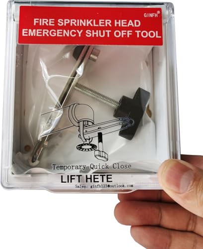 Fire Sprinkler Head Shut Off Tool Wall Cabinet Case For Accidental Fire Sprinklers Activation Emergency Fire Sprinkler Shutdown Measures