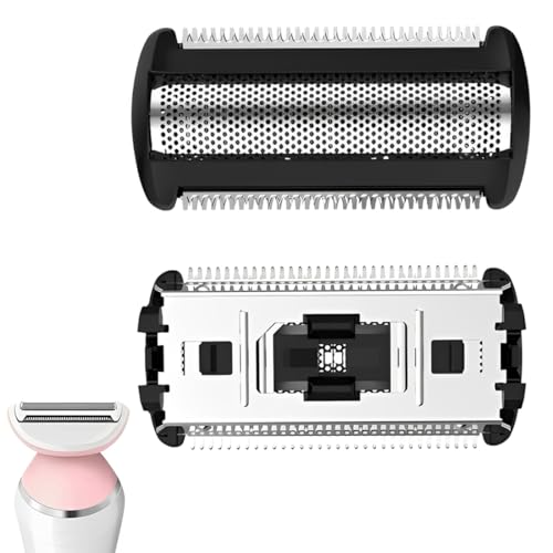 PEXIVOZ Cabezal de recambio compatible con Afeitadoras Philips Bodygroom Serie 7000, 5000 y 3000 - Pack 2 unidades（Negro）