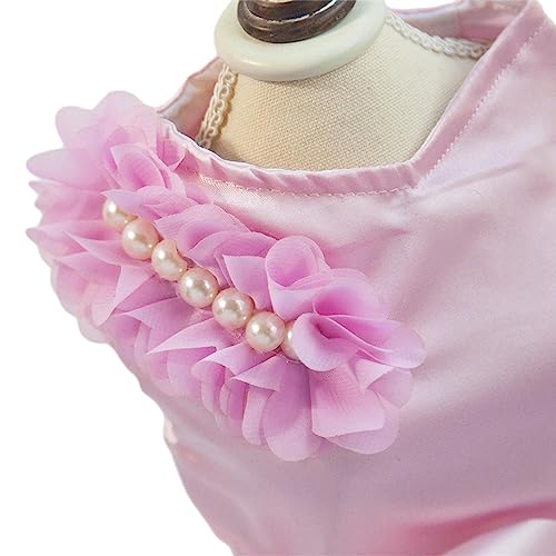 PINNKL Vestido de cachorro pequeno - Summer Outfits Bow Princess Dress Cão Vestido de Aniversário,Fa