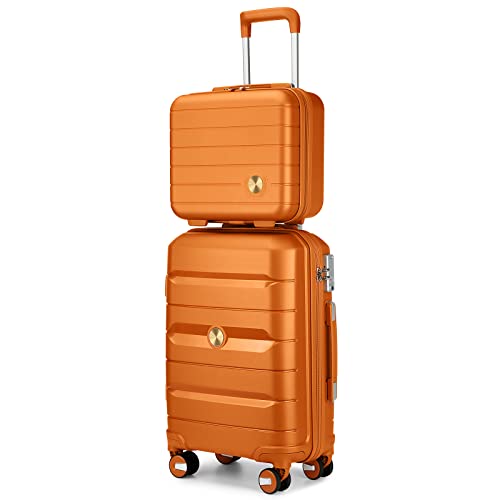 Somago 20-Inch Carry-On Suitcase TSA Lock, Waterproof,