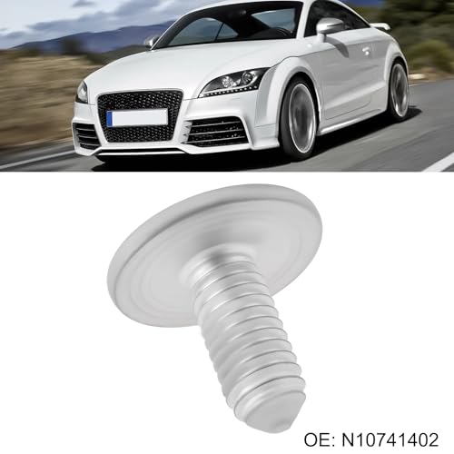 Image of 4Pcs M6x14mm Car Splash Dust Panel Shield Bolt N10741402 Compatible with Audi Compatible with Seat Compatible with VW