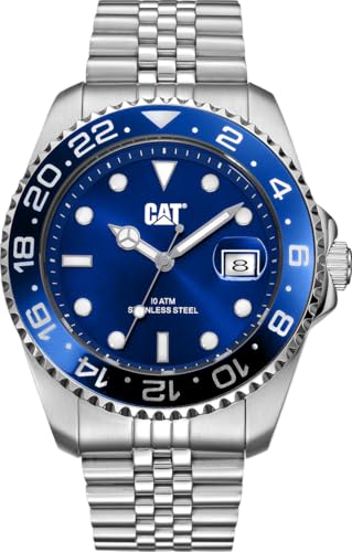 La mejor comparación de Caterpillar Reloj los más solicitados. 40 CAT Reloj R-type Acero Inoxidable Plata para Hombre