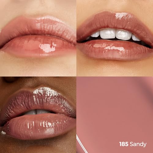 Image of Laka Fruity Glam Tint | Glowing Korean Lip Tint with Hydrating Lightweight Texture | Buildable Color, Non-Sticky High Shine Gloss | K-Beauty Korean Makeup | #185 Sandy, 0.15oz