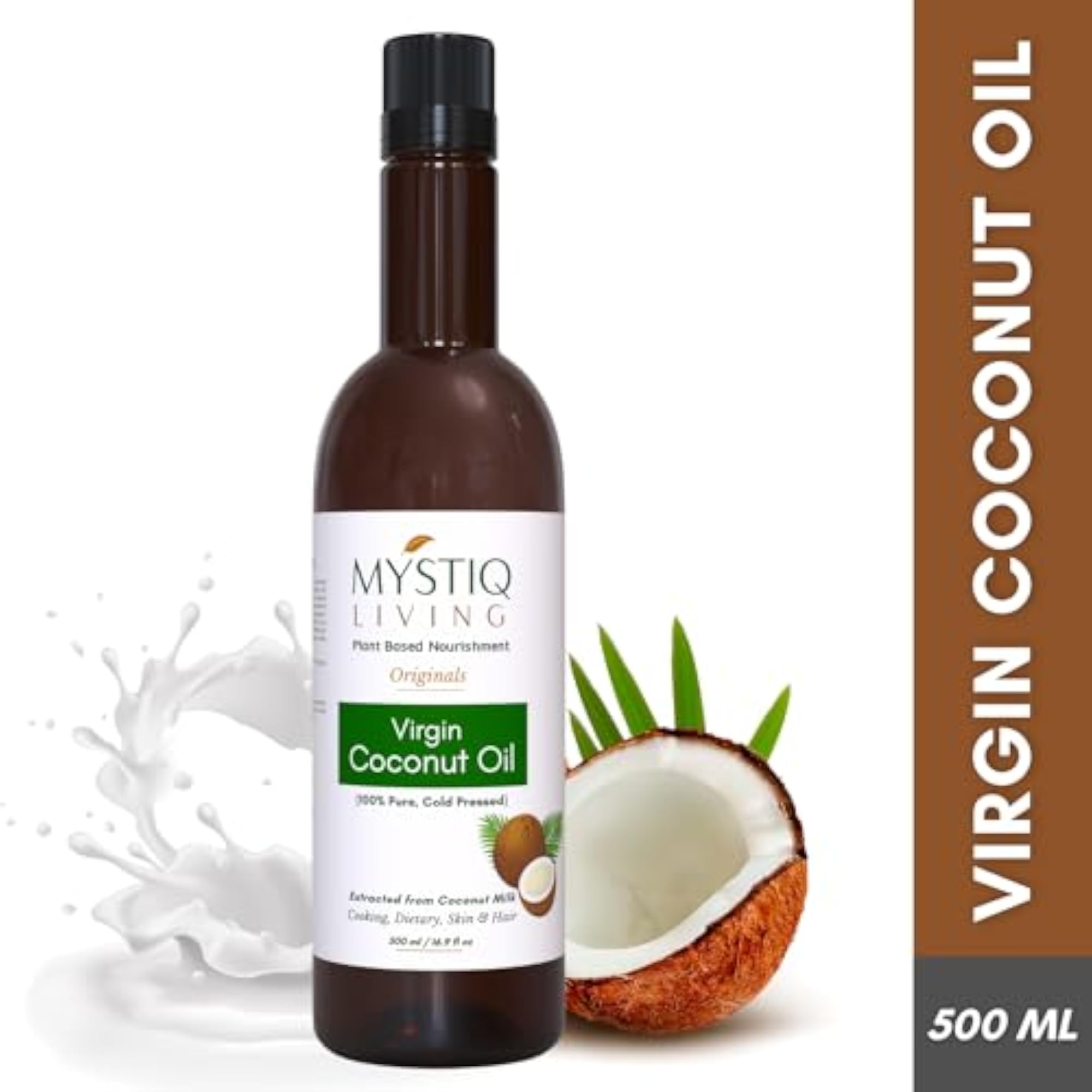 Virgin Coconut Oil for Hair and Skin, 500 ML
