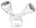 Acclaim FL55WH Motion Activated FloodLights Collection 2-Light Outdoor Light Fixture, Gloss White