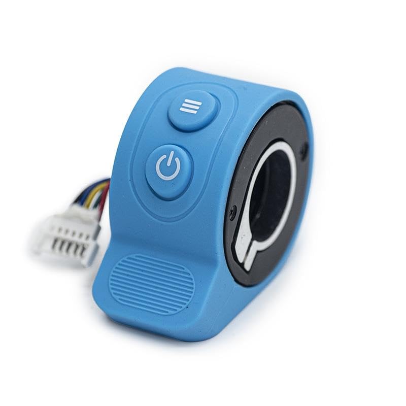 eWheel Acelerador con 2 Botones para Outsider y Bongo Serie A Azul para Patinete eléctrico conexión fiable Entre componentes electrónicos del Patinete para un Funcionamiento Estable y Seguro