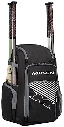 Miken | PRO Deluxe Slowpitch Softball Backpack | Black