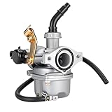 HIAORS PZ19 19mm Carburetor Carb with Cable Choke Compatible with Taotao Coolster 110cc 125cc Apollo Sunl NST Coolsport Lifan Baja ATV Quad 4 Wheeler CRF50 DB14 DB27 4-Stroke Pit Dirt Bike Parts