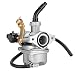 HIAORS PZ19 19mm Carburetor Carb With Cable Choke for 110cc 90cc Peace Eagle Cool Sport Sunl NST TaoTao Redcat Coolsport Loncin Honda Clone ATV Chinese Quad Parts