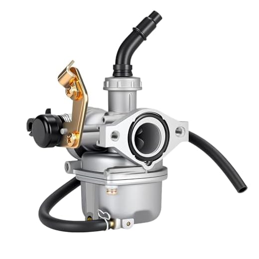 HIAORS PZ19 19mm Carburetor Carb with Cable Choke Compatible with Taotao Coolster 110cc 125cc Apollo Sunl NST Coolsport Lifan Baja ATV Quad 4 Wheeler CRF50 DB14 DB27 4-Stroke Pit Dirt Bike Parts