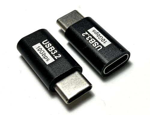 Access �y 10Gbps �zUSB-C ���X to USB-C �I�X �����]�� �����A�_�v�^ 10Gbps USB3.2 Gen2 �����]�� �ϊ��R�l�N�^ Type C ���X - Type C �I�X EC96ST-1+1P